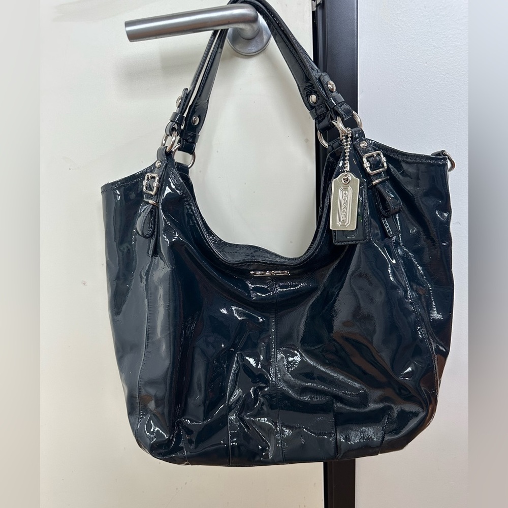 Coach Patent Leather Handbag